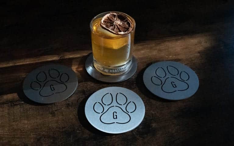 Paw Coasters - Stainless Steel