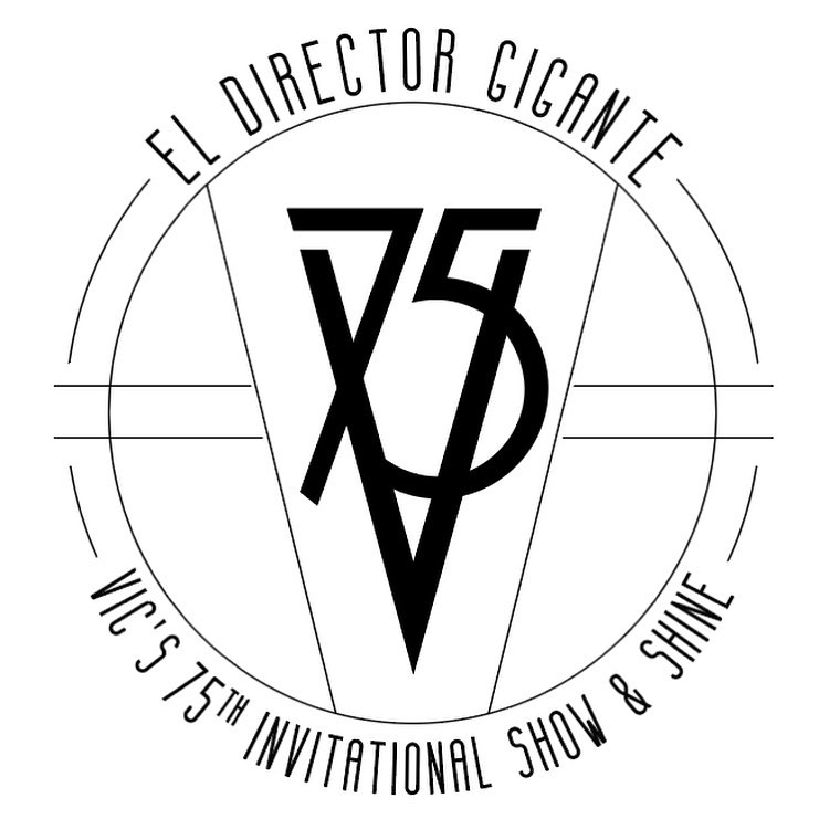 Vic's 75th Logo